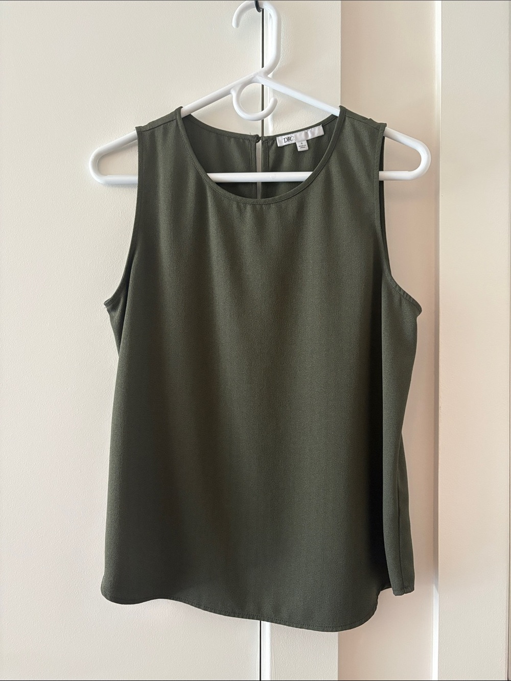 DR2 Olive Sleeveless Tank Top